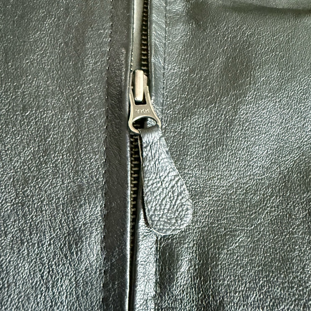 🖤 Harbor Bay 100% Genuine Black Leather Men's Jacket 2XLT - Picture 13 of 16